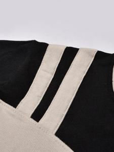 Men Sweat Suits High Quality Slim Fit Blank <b>Crew</b> <b>Neck</b> <b>Sweatshirt</b> Fleece Tracksuit for Men <b>Black</b> & Skin - Product Image 4