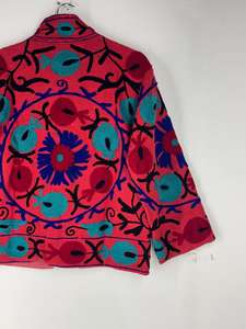 Chaqueta de algodón bordada a mano estilo Suzani |   Kimono Boho - Product Image 5