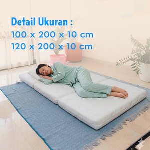 ที่นอนพับสามตอนให้การรองรับที่สบาย พร้อมความสะดวกในการพกพาและความมั่นคงที่เชื่อถือได้ - Product Image 4