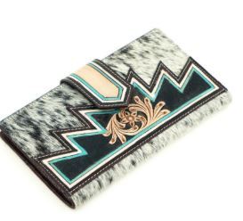 Cartera de solapa informal para mujer de alta calidad, con múltiples compartimentos, elegante, tipo clutch, en oferta. - Product Image 5