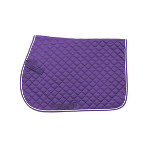 Sous-selles unies pour l'équitation anglaise, rembourrées, légères, fabriquées par le fabricant - Product Image 5
