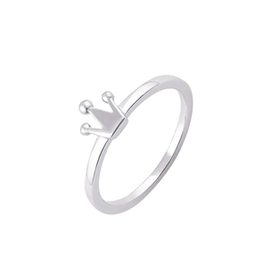 Bague Couronne Princesse Tendance et Élégante en Argent Sterling 925, Bijou Bohème Délicat et Minimaliste pour Femme, Idéal pour Fiançailles et Mariage - Product Image 2