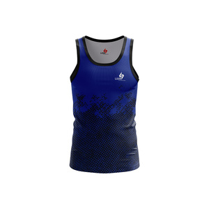 Camisetas sin mangas casuales para hombre, teñidas con tinte, de fibra de algodón y bambú, 100% algodón, tejidas, con logotipo frontal personalizado, ecológicas, de secado rápido - Product Image 2