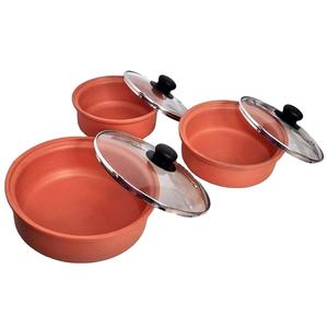 Olla de Barro de Diseño Minimalista de 5 Litros con Tapa de Vidrio Ecológica para Arroz, Curry y Sopa - Product Image 3