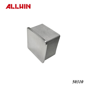 Design moderno in acciaio inox ringhiera Post con Coped perpendicolare collare per applicazioni alberghiere