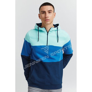 Sweat-shirts d'hiver multicolores vierges, personnalisables avec logo brodé, épais, coupe oversize à épaules tombantes, 100% coton pour homme - Product Image 3