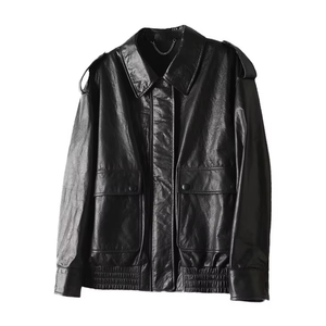 Wholesale Moto Riding Motorbike Leather Motorcycle <b>Jacket</b> Clothing <b>Men's</b> Waterproof Racing Motor <b>Bike</b> Leather <b>Jackets</b> Leather - Product Image 1