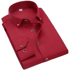 Camisa de Manga Larga para Hombre, de Lujo, Corte Entallado, Precio Económico, 100% Algodón, Nueva Colección de Otoño, Ropa Formal de Oficina, Venta al Por Mayor de Fábrica Exclusiva - Product Image 1