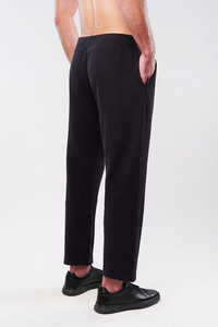 Pantalones Jogger de Algodón con Diseño Personalizado, Corte Regular, para Hombre, Color Negro, Tejido Texturizado Tipo Waffle, Pantalones Deportivos Suaves, OEM - Product Image 6