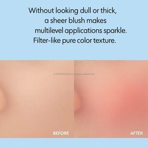 Blush in Polvere Effetto Luminoso K-Beauty, Trucco Naturale per Pelle Effetto Vetro, Tendenza OEM - Product Image 5