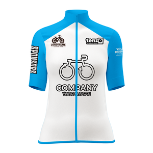 Jersey de Ciclismo para Mujer, Sublimado, Transpirable, de Secado Rápido, Manga Corta, Cierre Completo, 100% Poliéster, Fabricante de Exportación OEM ODM - Product Image 2