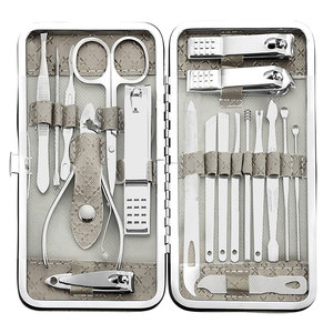 Wholesale 6 PCS Custom Nail Care <b>Manicure</b> & Pedicure <b>Kit</b> Stainless Steel Beauty Instruments Set - Product Image 1