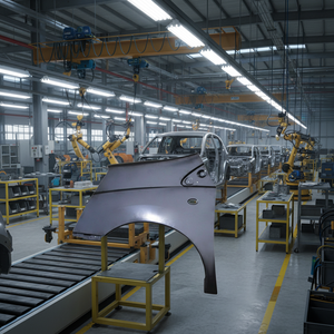 Nouveau N° 1400342488 2007-2016 Garde-boue en acier d'origine OEM pour Fiat Scudo, pièce de rechange - Product Image 1