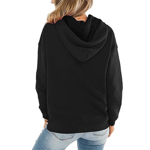 Sudadera con Capucha de Anime Personalizada con Bordado y Estampado, Sin Cordones, para Mujer, 480 g/m², Forro Polar Sherpa, MOQ Bajo - Product Image 3
