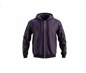 Ventes en gros de sweats à capuche entièrement zippés avec impression de logo personnalisé, vêtements de mode pour hommes, femmes et jeunes, veste à capuche pour l'entraînement, vêtements de sport - Product Image 6