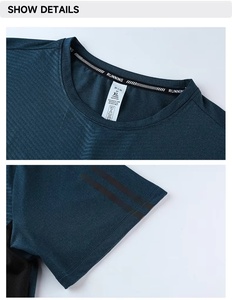 Camisetas Deportivas Casuales para Hombre, de Secado Rápido, Cuello Redondo, Personalizadas, Ajustadas, con Estampado Digital, Manga Corta - Product Image 5