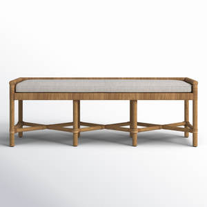 Banco tapizado de mezcla de poliéster para muebles de sala de estar - Product Image 1