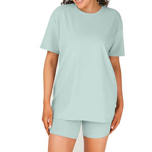 ชุดกางเกงขาสั้นผู้หญิง สวมใส่สบาย เนื้อผ้านุ่ม กระชับ ระบายอากาศได้ดี น้ำหนักเบา เหมาะสำหรับออกกำลังกาย - Product Image 1