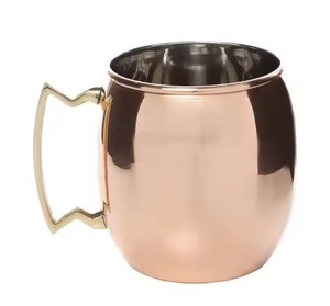 Taza Clásica de Cobre para Moscow Mule, Estilo Tradicional, para Bar, Cocina, Restaurante, Uso con Bebidas - Product Image 6