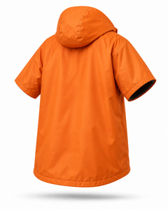 Parka de natation longue professionnelle pour hommes, imperméable, doublée polaire, à capuche, en polyester, avec fermeture éclair, pour nageurs compétitifs, plage et piscine - Product Image 3