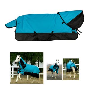 Couverture de dressage pour cheval en polaire, légère, avec rembourrage en coton, disponible en toutes les couleurs, pour le printemps et l'automne |   Machine durable et confortable - Product Image 5