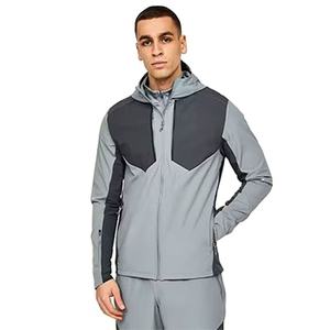 Ensemble coupe-vent respirant au design tendance, vêtements de rue décontractés pour hommes, ensemble surdimensionné pour le fitness, fabricant de vêtements en gros - Product Image 1