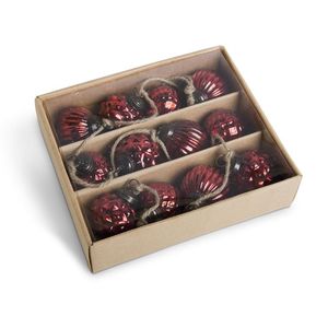 ลูกบอลทองแดงประดับตกแต่งคริสต์มาสทรงกลม งานฝีมือวินเทจ - Product Image 2