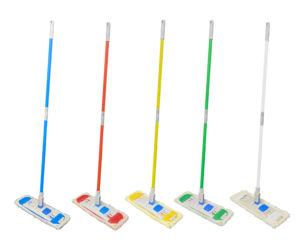 Serpillère plate en microfibre type B (largeur 43 cm) légère (<2 kg) tissu de serpillère durable taux de déshydratation de 60 à 70 % absorption rapide (<10 s) - Product Image 4