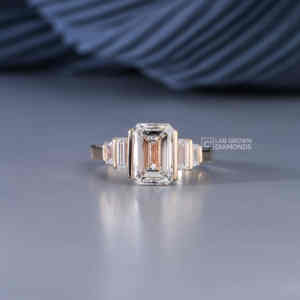 Luxury Baguette Cut Moissanite <b>Ring</b> for Women S925 Sterling <b>Silver</b> Wedding Engagement Jewelry Yellow Gold Plated <b>Emerald</b> Cut - Product Image 2