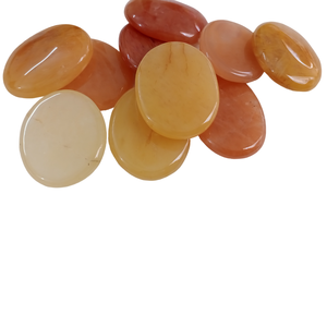 Pierres de méditation en cristal de qualité supérieure pour l'anxiété, ensembles de cristaux ovales sculptés à la main et polis (Améthyste, Lapis-lazuli rose), pierres naturelles pour la décoration intérieure - Product Image 6