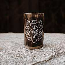 Vaso de Chupito de Cuerno de Búfalo con Diseño Pulido Liso Hecho a Mano, Copa para Cerveza y Vino, Cáliz para Bar y Fiestas - Product Image 3