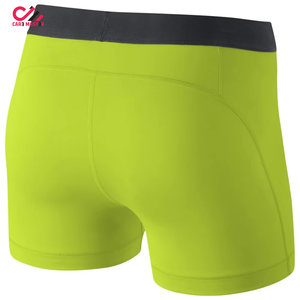 Pantalones Cortos de Compresión Transpirables para Hombre, Poliéster/Algodón, Deportivos Personalizados, Sólidos, de Secado Rápido, Antiarrugas, Ropa de Gimnasio - Product Image 2