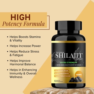 Cápsulas Herbales de Shilajit de Alta Calidad, Venta al por Mayor, Sabor Neutro, Suplementos para el Cuidado de la Salud, Mejor Precio Competitivo para Adultos - Product Image 4