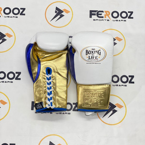 Customizable Design & Color Breathable Moisture Wicking Lightweight Laced Boxing Gloves Comfortable Padding for Boxing Training - Product Image 6