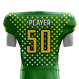 Ensemble d'uniformes de football américain sur mesure, maillots respirants en twill avec nom et numéro du joueur, style chemises pour adultes - Product Image 4