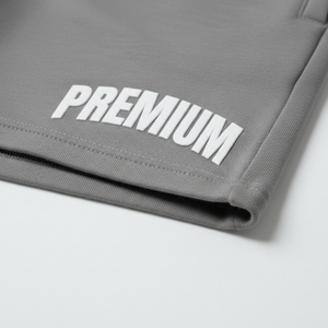 Shorts de survêtement en molleton pour femmes grandes tailles, taille élastique, logo personnalisé, fabricant de marque privée - Product Image 6