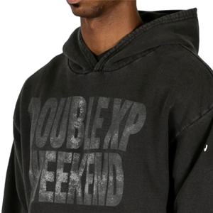 Sudaderas con capucha personalizadas de talla XS para hombre, ropa de calle lavada con ácido de algodón 100%, estilo bordado de gran tamaño, pantalla desgastada para invierno - Product Image 5