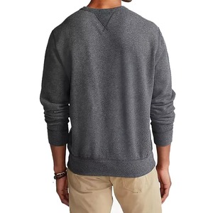 Sweat-shirt à manches longues en molleton brossé doux pour l'hiver, style streetwear oversize, mélange de coton - Product Image 2