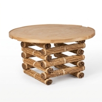 Table basse moderne élégante et luxueuse avec plateau en bois - Meuble de salon écologique et durable pour villas