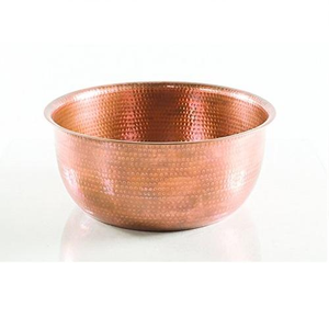 Bol de pédicure en cuivre martelé brillant pour massage des pieds indien et traitement cosmétique, avec bol à ongles, accessoire pour fauteuil de spa - Product Image 6