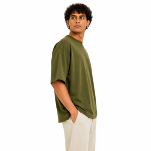 25 t-shirts amples et décontractés pour hommes, conçus pour un confort quotidien avec tissu résistant, manches amples et style tendance OEM - Product Image 4