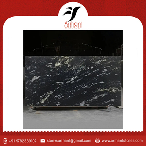 Titanium Black Granite Designer Natural <b>Stone</b> Slabs for Luxury Kitchens Bathrooms Floors and Feature Walls - Product Image 6