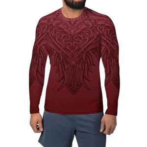 Vente en gros de hauts de gamme respirants imprimés pour hommes, manches longues, en Spandex/Polyester, pour adultes, best-sellers à bas prix - Product Image 2