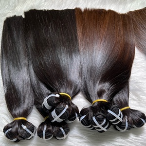 ผมมนุษย์เกรด100% ผมตรงที่มีความยาว12A 12 14นิ้วสีดำธรรมชาติพร้อมส่ง - Product Image 2