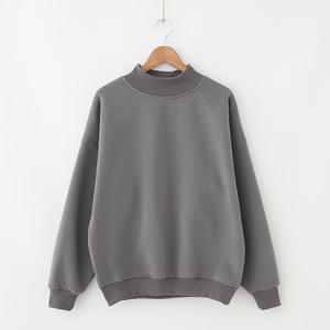 Suéter de Cuello Alto para Mujer, Económico, de Buena Calidad, 100% Algodón, Ligero, Transpirable, Cortavientos, de Secado Rápido, con Impresión Personalizada en la Parte Delantera, para Invierno - Product Image 3
