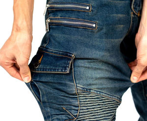 Pantalones de Motocicleta con Protección CE, Resistentes al Viento, Transpirables, Tallas Grandes, para Hombre, con Protecciones en Rodillas y Cadera, para Motocross - Product Image 4