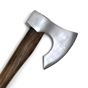 Heavy Duty Mini <b>Axe</b> With Solid Steel Head And Comfortable Wooden <b>Handle</b> For Camping Hiking Outdoor Activities Garden Work - Product Image 3