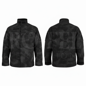 Vêtements pour hommes, chemise à col montant camouflage personnalisée, manches longues, respirante, vêtements de travail en plein air, uniforme, veste à impression personnalisée - Product Image 6