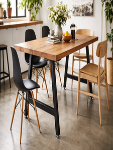 ขาโต๊ะโลหะแบบดั้งเดิมสำหรับเฟอร์นิเจอร์รับประทานอาหาร ตกแต่งบ้าน สีดำ รับน้ำหนักได้ 1200 ปอนด์ ขาโต๊ะโลหะ DIY รุ่น EDPTBL008 - Product Image 2