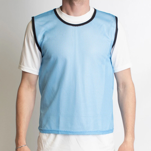 100% Cotton High Quality Classic Football <b>Training</b> <b>Bib</b> Vest Custom Logo Design Breathable Quick Dry Anti-Bacterial Adjustable - Product Image 1